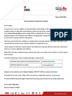 Communication Protocol For Students