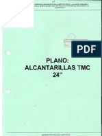 Plano de Alcantarillas TMC TIPO I II 24