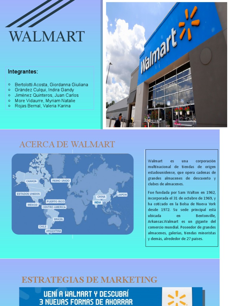 WALMART | PDF | Walmart | Mercado (economía)