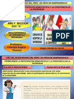 1era Experiencia de Aprendizaje Integrada 2do Fija PDF