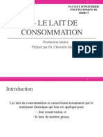 3- Le Lait de Consommation