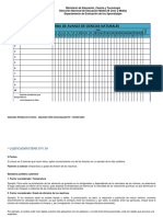 Claves Segunda Prueba de Avance de Ciencias Naturales - Segundo Año de Bachillerato - PRAEM 2019