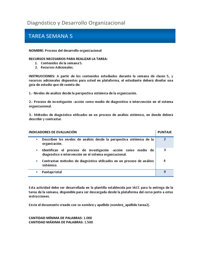 Guía de Diagnóstico Organizacional | PDF | Crecimiento personal y ...