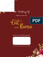 Undangan Cut & Rama