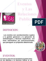 Eventos y Las Relaciones Públicas