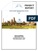 OB Report (Thatta Cement Company)
