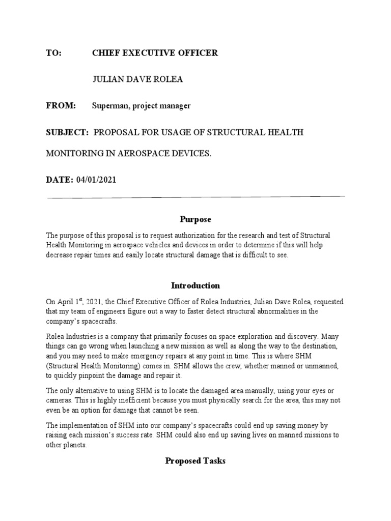 Proposal | PDF | Space Exploration | Spacecraft