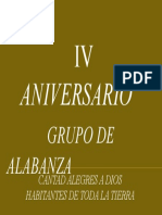 Iv Anivesario Del Grupo de Alabansa