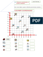 Nos Ubicamos en El Plano Cartesiano