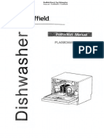 Sheffield Bench Top Dishwasher Manual - PLA0963W PLA0963S