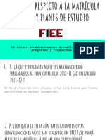 Cuestionario de Preguntas y Dudas Respecto A La Matrícula 2021-1 y Planes Curriculares