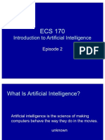 ECS 170 Artificial Intelligence Lecture 2