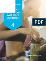 Nutrient Timing and Workout Nutrition: Today'S "Hot Topics"