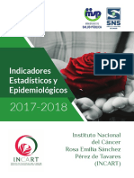 Indicadores Estadísticos y Epidemiológicos INCART 2017 2018