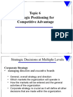 Topic 6 Strategic Positioning For Competitive Advantage 1.Pptx - AutoRecovered 1