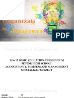 Organization and Management Chapter 1