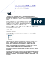 Como Colocar Uma Senha Da Rede Wi-Fi No DI 524