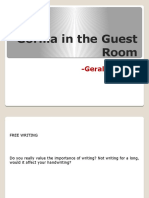 Gorilla in The Guest Room: - Gerald Durrell