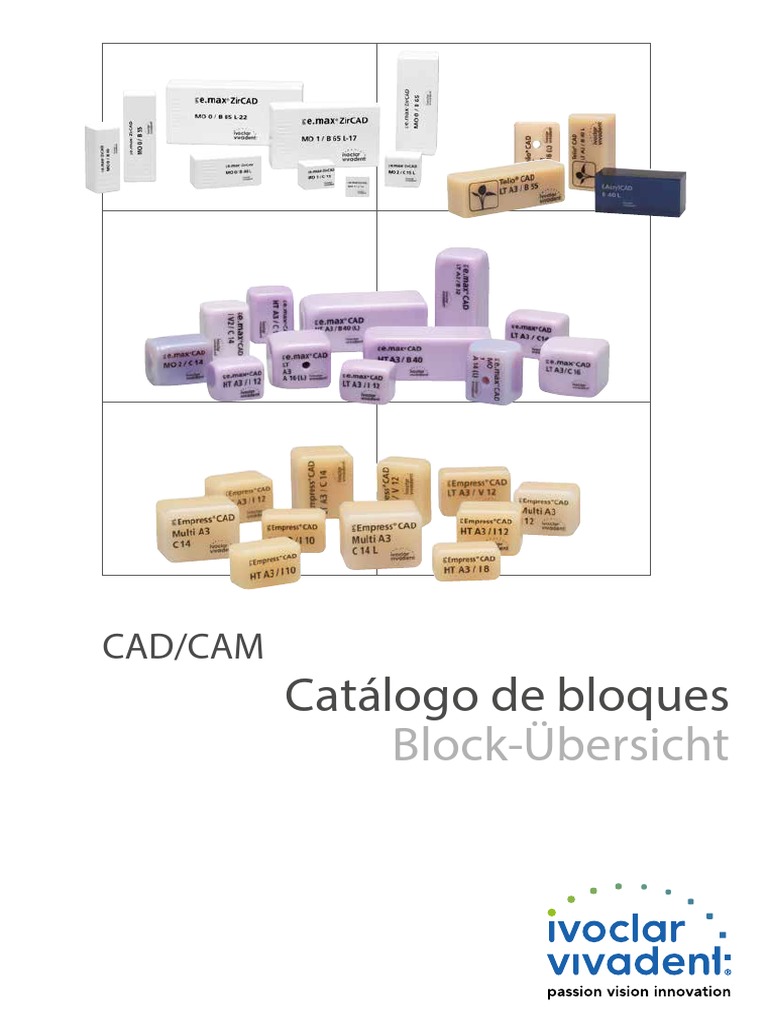 CAD CAM+Catálogo+de+Bloques | PDF | Sustancias químicas | Materiales