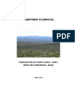 Inventário florestal para complexo eólico na Bahia