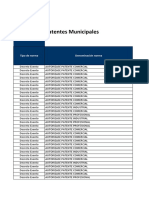 Patentes Municipales 2013