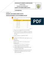 Actividad de Apoyo Estadística 10 Tercer Período