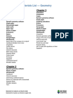 Materials For Geometry