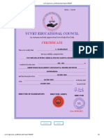 VCVRT Educational Council: Certificate