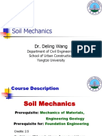 Soil Mechanics Course Overview
