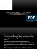 Tipos de Diseño de Investigación