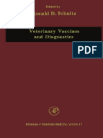 Veterinary Vaccines and Diagnostics by W.jean Dodds, Ronald.D.schultz