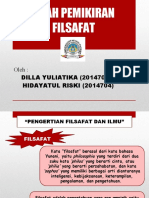 Kelompok 2 Arah Pemikiran Filsafat