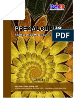 Precalculus: A Self-Learning Module For STEM 11