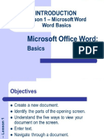 Microsoft Word Presentation