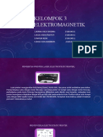 Tugas 5 - PPT - KLP 3 - Elektromagnetik (B)