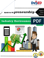 Entrepreneurship: Industry Environment