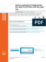 Thermoelectric Properties of Single-Phase Full-Heusler Alloy Fe Tisi Films With D0 - Type Disordering