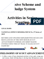 Progressive Scheme and The Badge System Activities in Senior Scouting