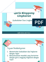 Kedudukan dua Lingkaran