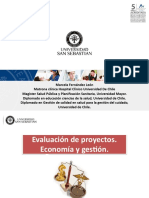 Clase Evaluación de Proyectos. Economía y gestión.USS