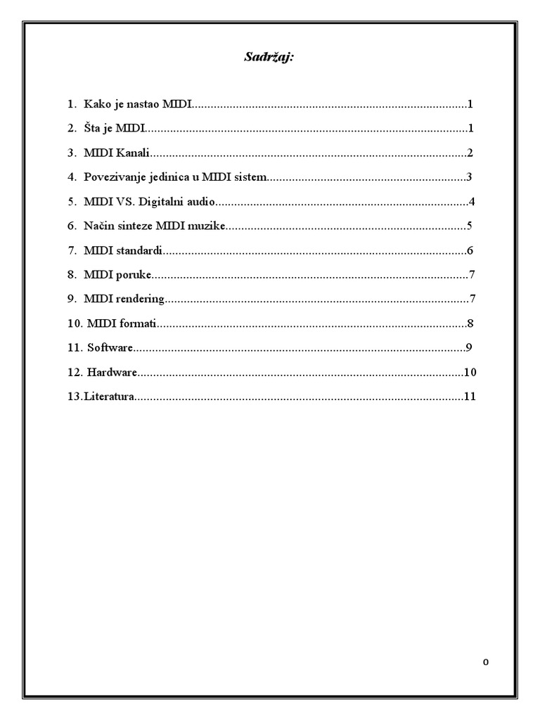 MIDI | PDF