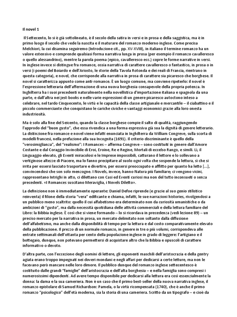Il Novel | PDF