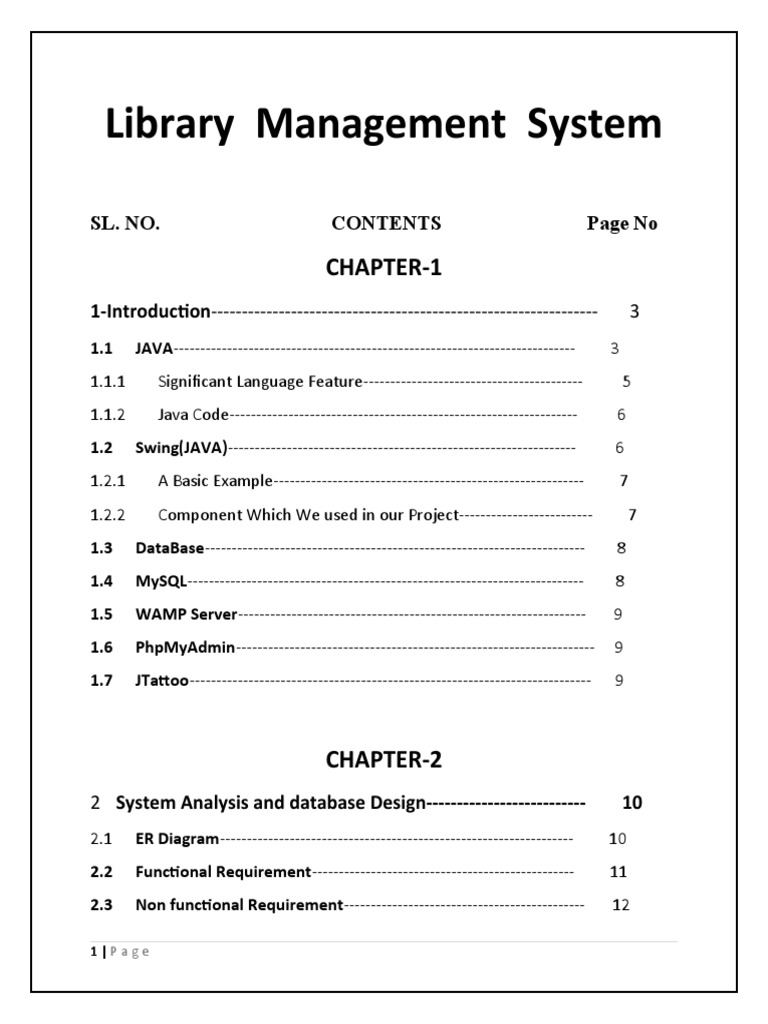 Library Management System Report | PDF | Java (Programming Language ...
