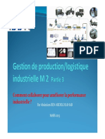 Gestion de Production - Logistique Industrielle - M2 - M. BENADELOUAHAB