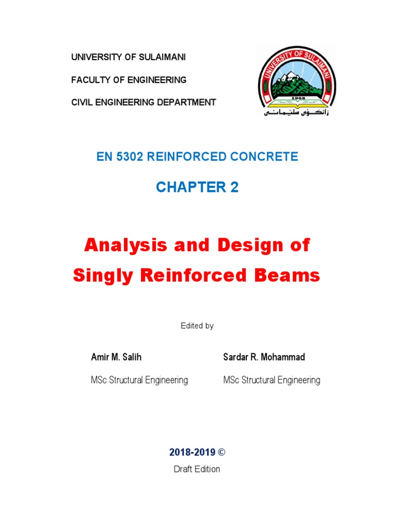 C 2 - Singly Reinforced Beams | PDF | Bending | Beam (Structure)