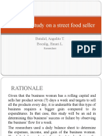 Feasibility Study On A Street Food Seller