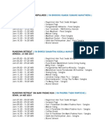 Rundown 22, 23 Dan 24 Mei