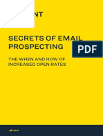 Secrets of Email Prospecting: The When and How of Increased Open Rates