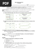 Math 4 Worksheet No. 5 6