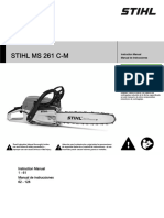 STIHL MS 261 C M Owners Instruction Manual